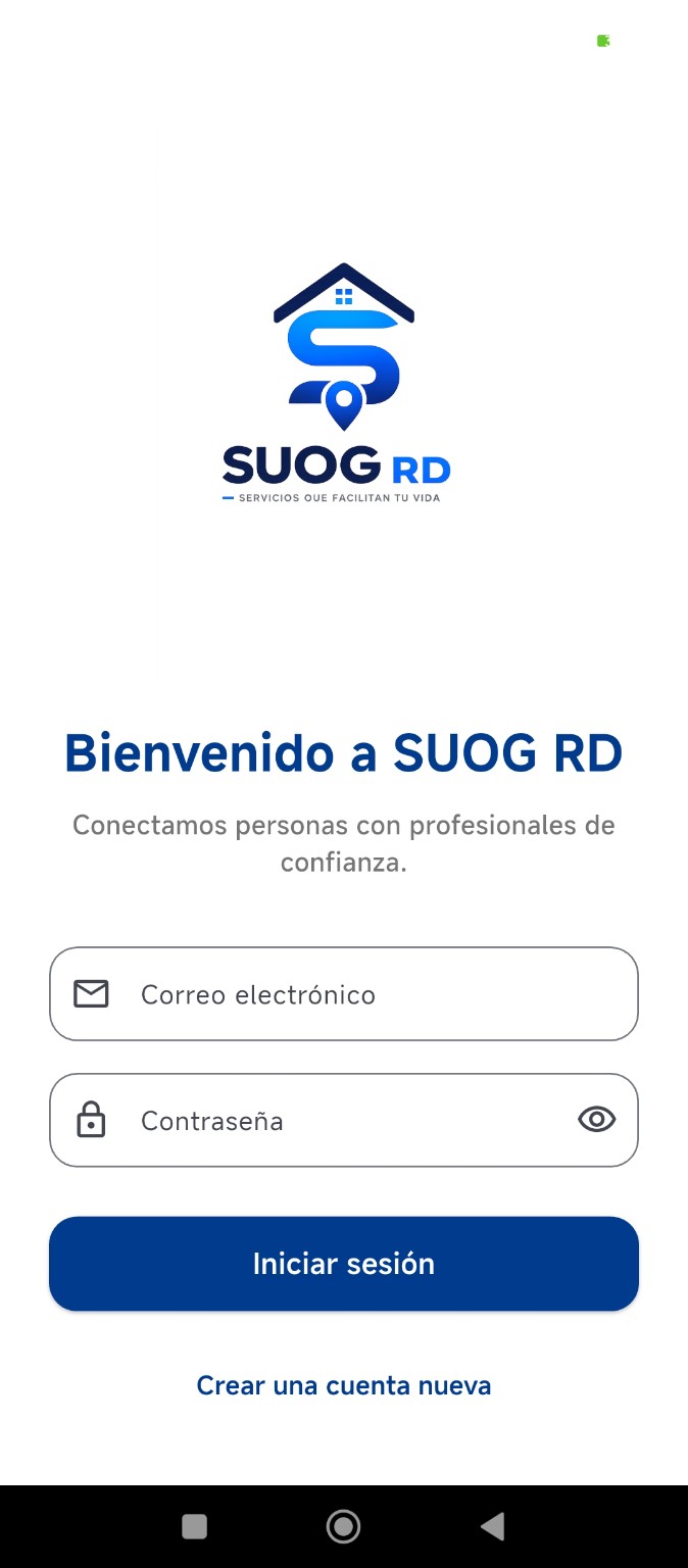 Inicio de sesión de SUOG RD